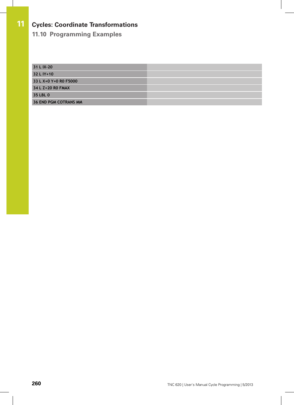 HEIDENHAIN TNC 620 (34056x-04) Cycle programming User Manual | Page 260 / 468