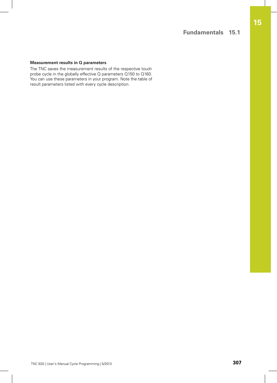 HEIDENHAIN TNC 620 (34056x-04) Cycle programming User Manual | Page 307 / 468