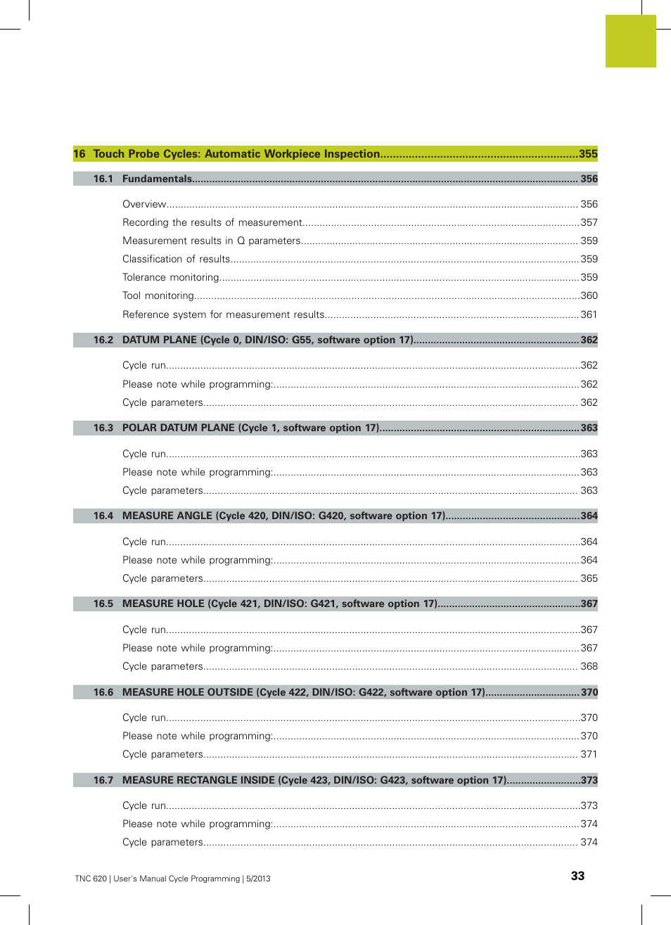 HEIDENHAIN TNC 620 (34056x-04) Cycle programming User Manual | Page 33 / 468