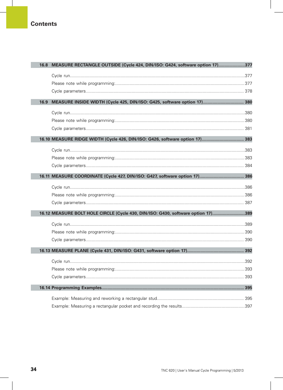 HEIDENHAIN TNC 620 (34056x-04) Cycle programming User Manual | Page 34 / 468