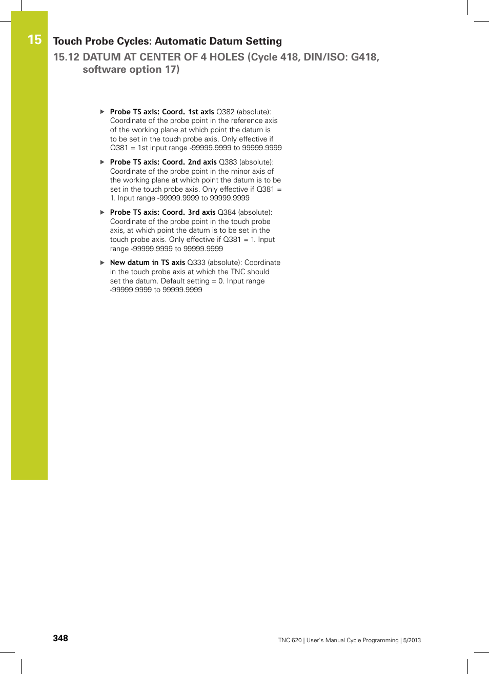 HEIDENHAIN TNC 620 (34056x-04) Cycle programming User Manual | Page 348 / 468
