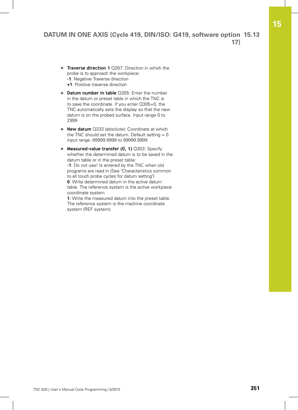 HEIDENHAIN TNC 620 (34056x-04) Cycle programming User Manual | Page 351 / 468