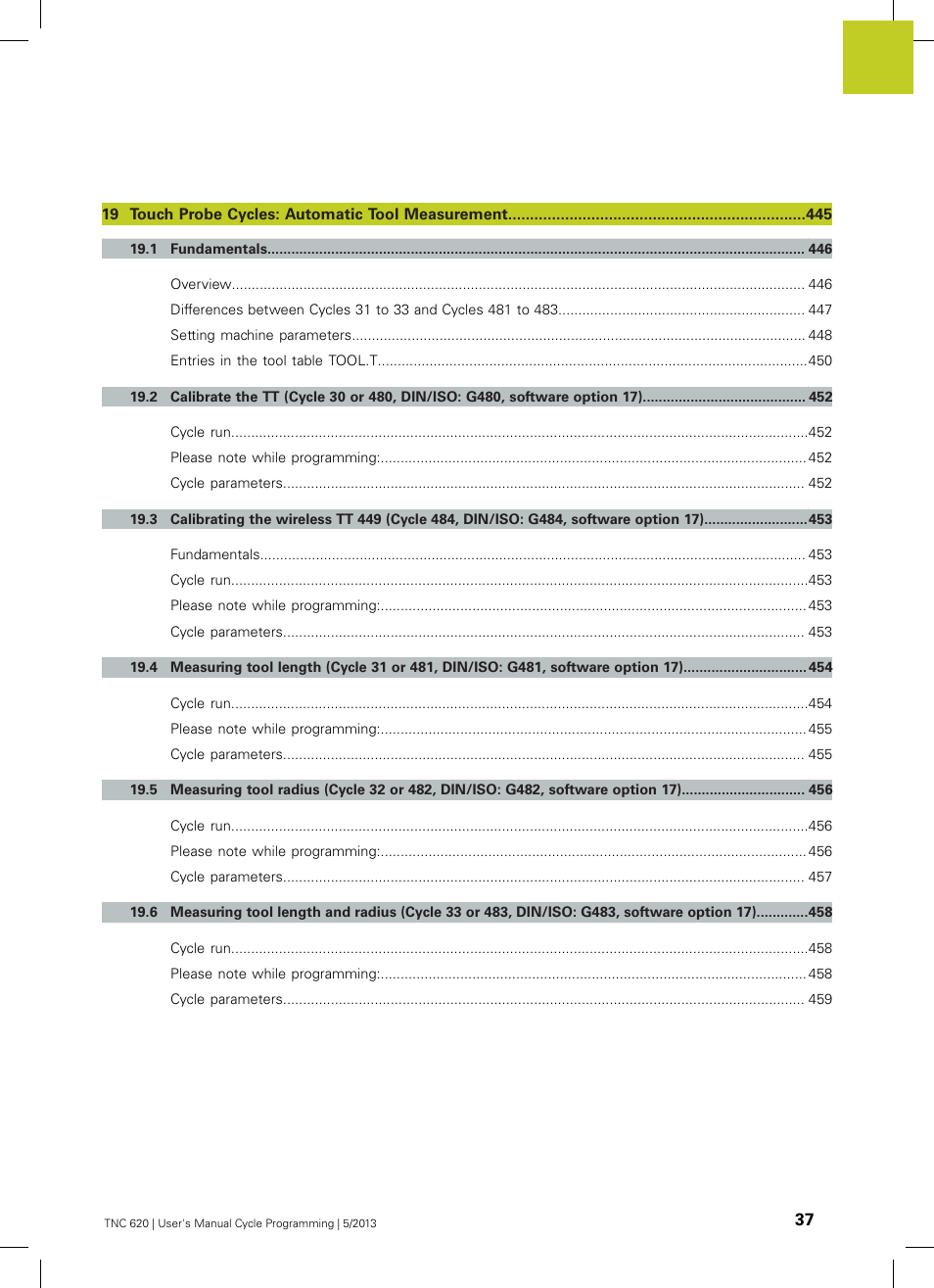 HEIDENHAIN TNC 620 (34056x-04) Cycle programming User Manual | Page 37 / 468