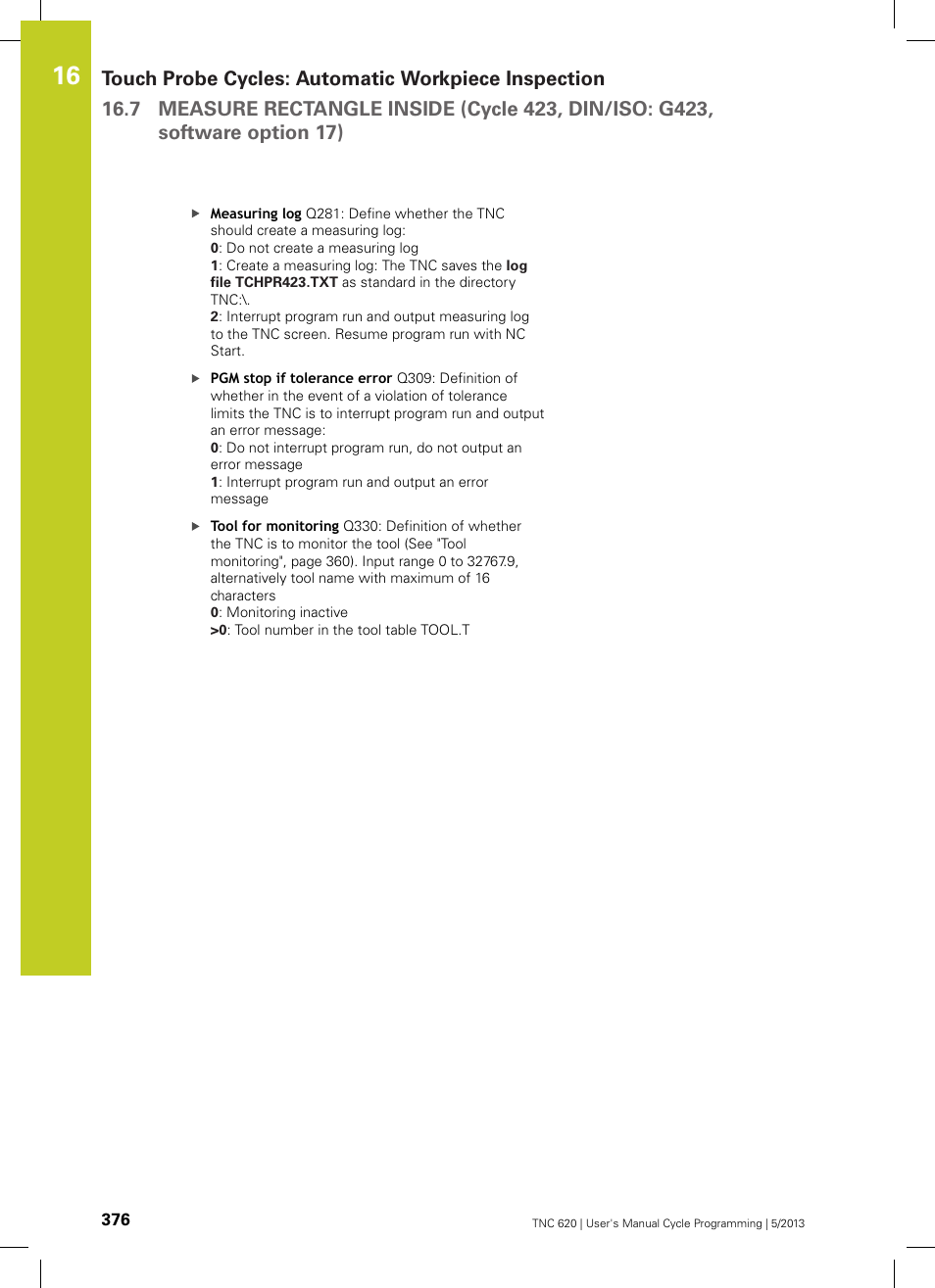 HEIDENHAIN TNC 620 (34056x-04) Cycle programming User Manual | Page 376 / 468