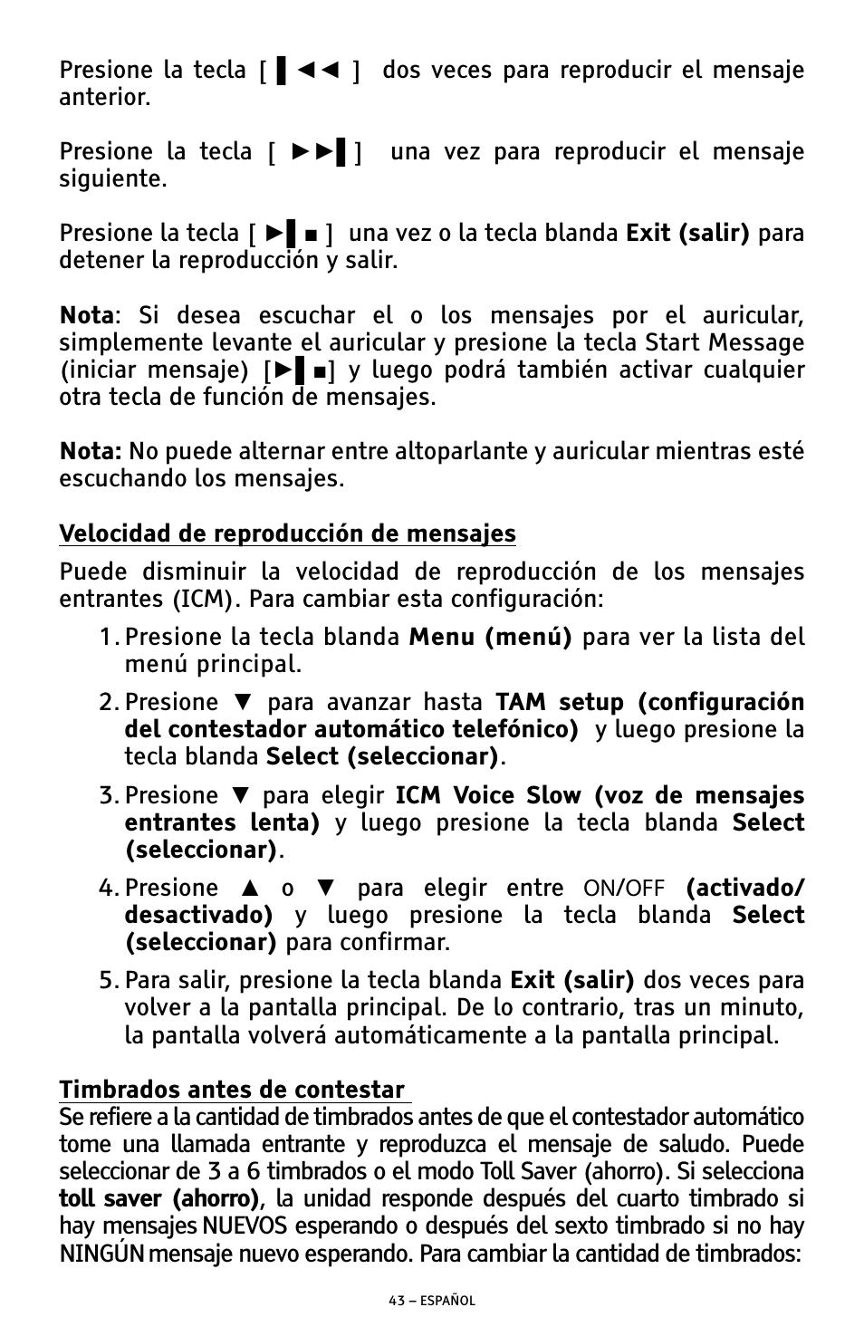 ClearSounds AMPLIFIED FREEDOM PHONE WITH FULL CLEARDIGITAL POWER CSC1000 User Manual | Page 103 / 180