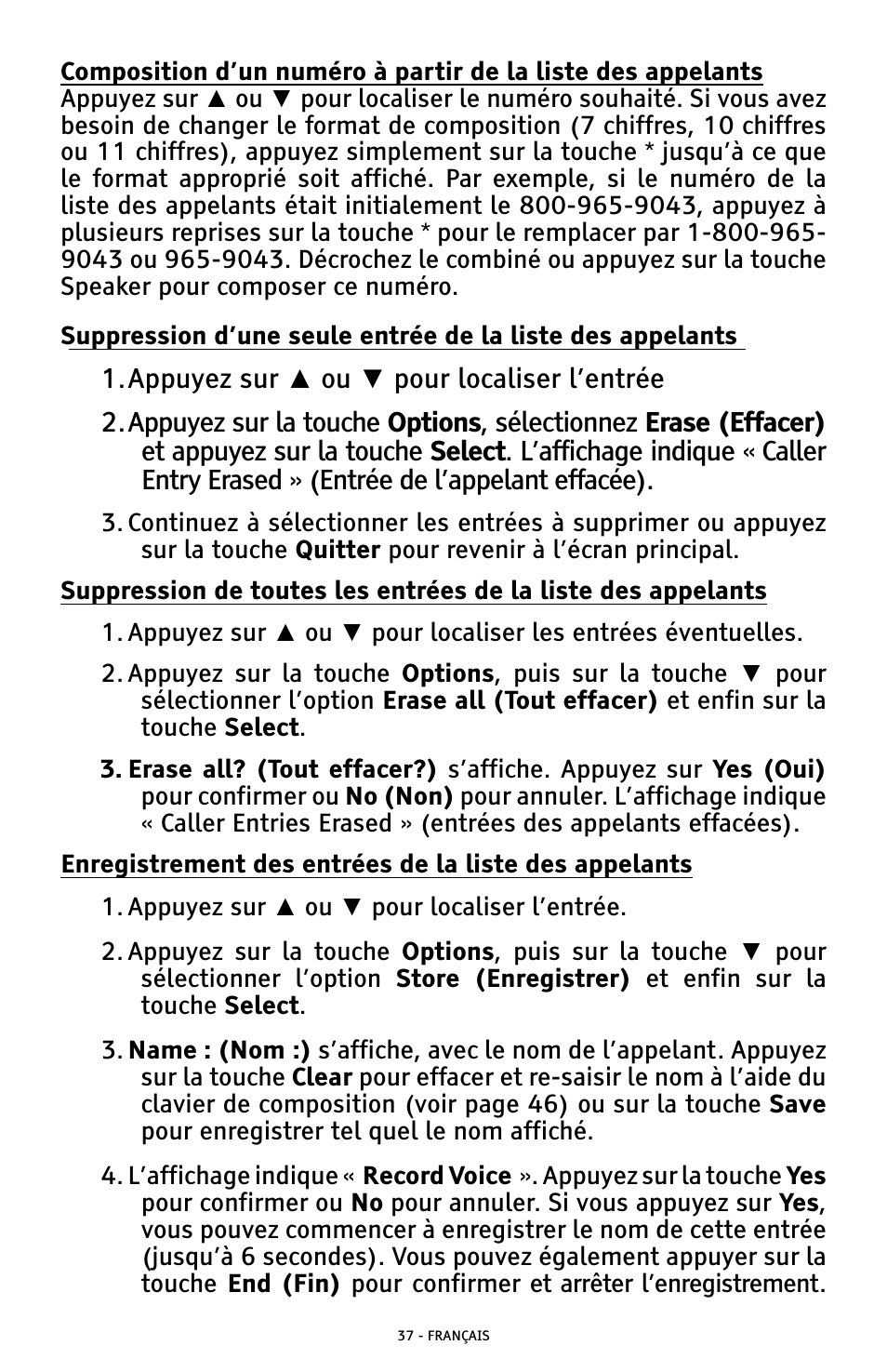 ClearSounds AMPLIFIED FREEDOM PHONE WITH FULL CLEARDIGITAL POWER CSC1000 User Manual | Page 157 / 180