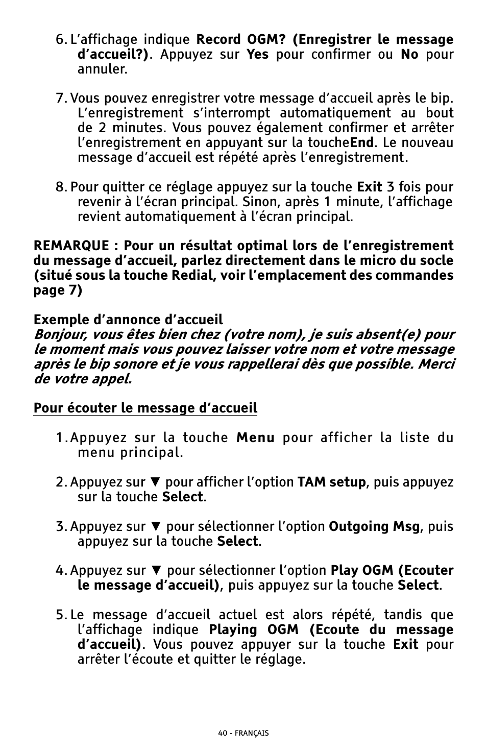 ClearSounds AMPLIFIED FREEDOM PHONE WITH FULL CLEARDIGITAL POWER CSC1000 User Manual | Page 160 / 180