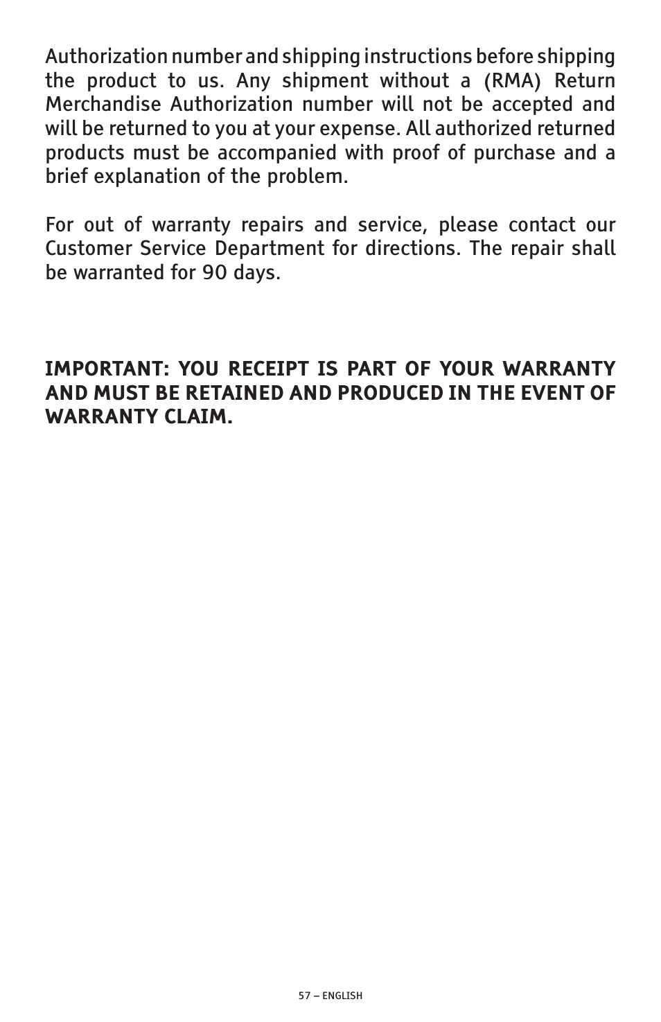 ClearSounds AMPLIFIED FREEDOM PHONE WITH FULL CLEARDIGITAL POWER CSC1000 User Manual | Page 57 / 180