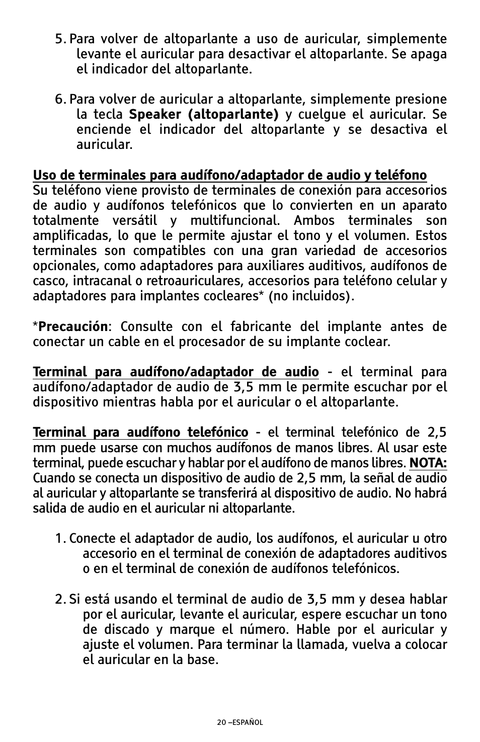 ClearSounds AMPLIFIED FREEDOM PHONE WITH FULL CLEARDIGITAL POWER CSC1000 User Manual | Page 80 / 180