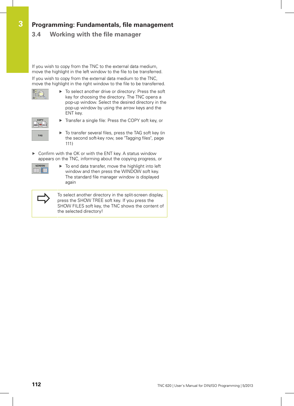 HEIDENHAIN TNC 620 (34056x-04) ISO programming User Manual | Page 112 / 531
