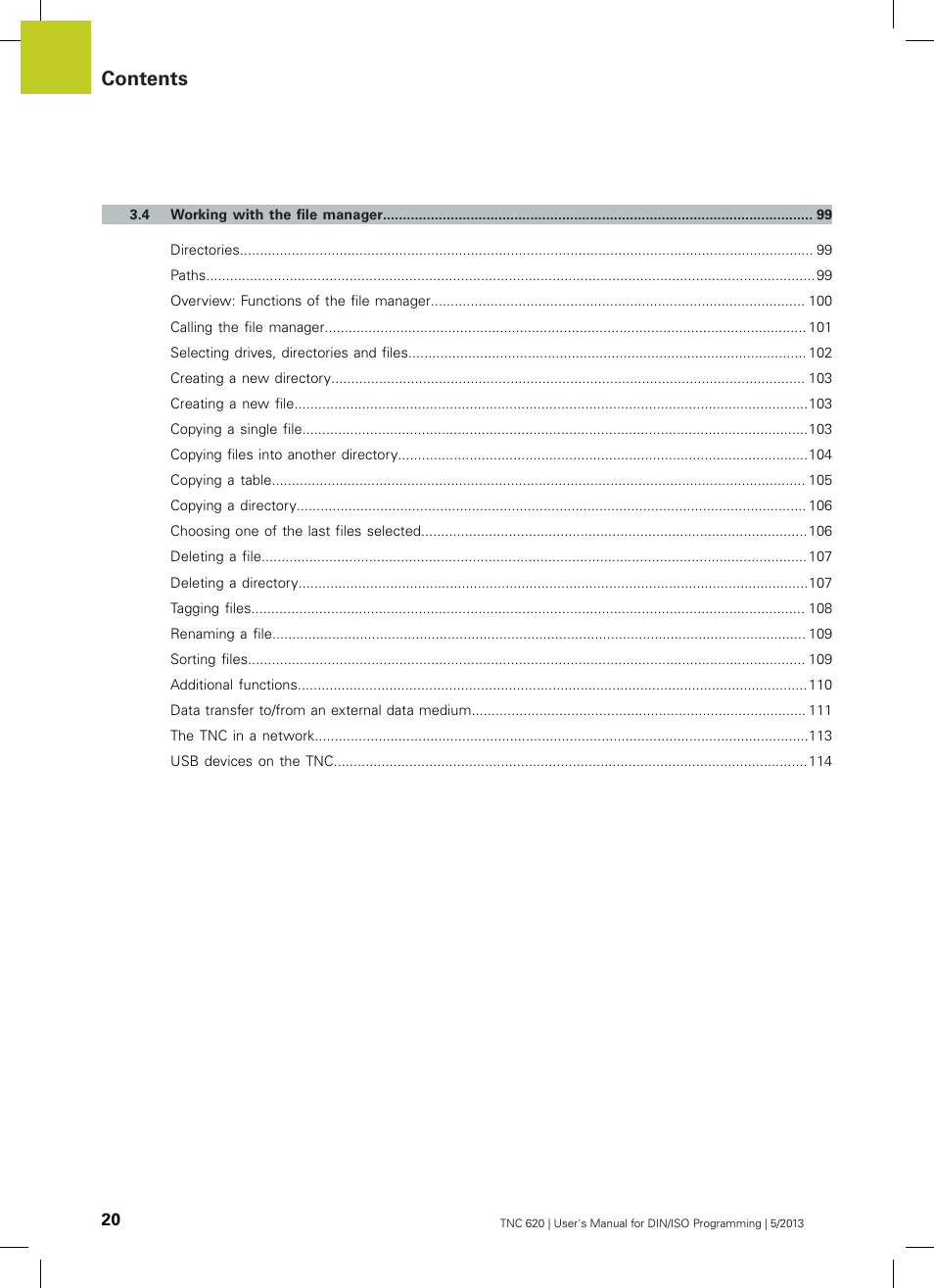 HEIDENHAIN TNC 620 (34056x-04) ISO programming User Manual | Page 20 / 531