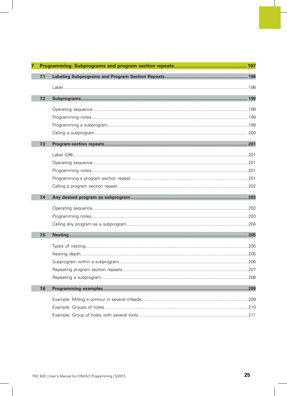 HEIDENHAIN TNC 620 (34056x-04) ISO programming User Manual | Page 25 / 531