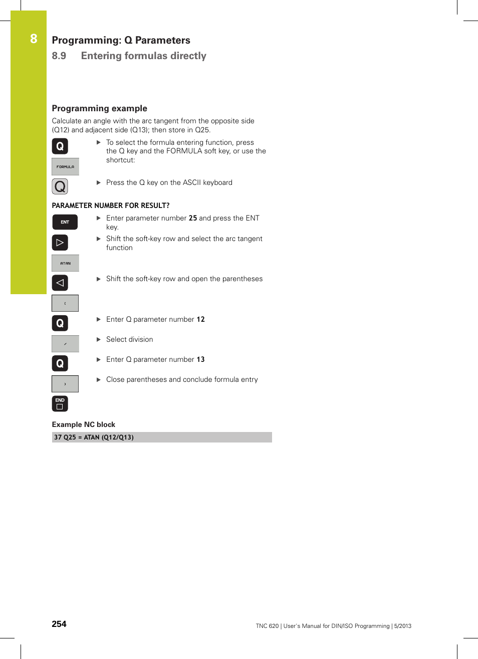 Programming example | HEIDENHAIN TNC 620 (34056x-04) ISO programming User Manual | Page 254 / 531