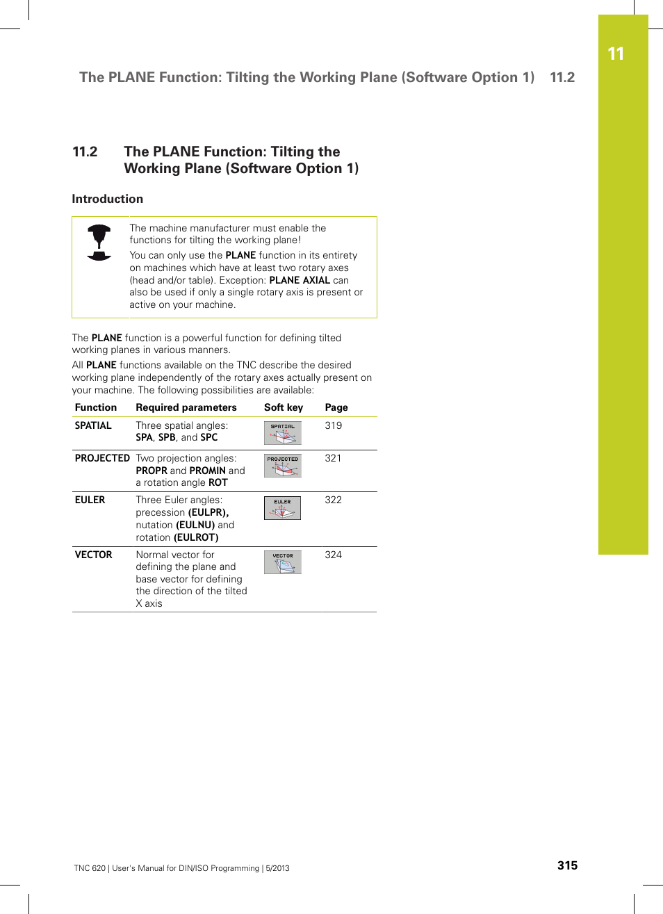 Introduction | HEIDENHAIN TNC 620 (34056x-04) ISO programming User Manual | Page 315 / 531