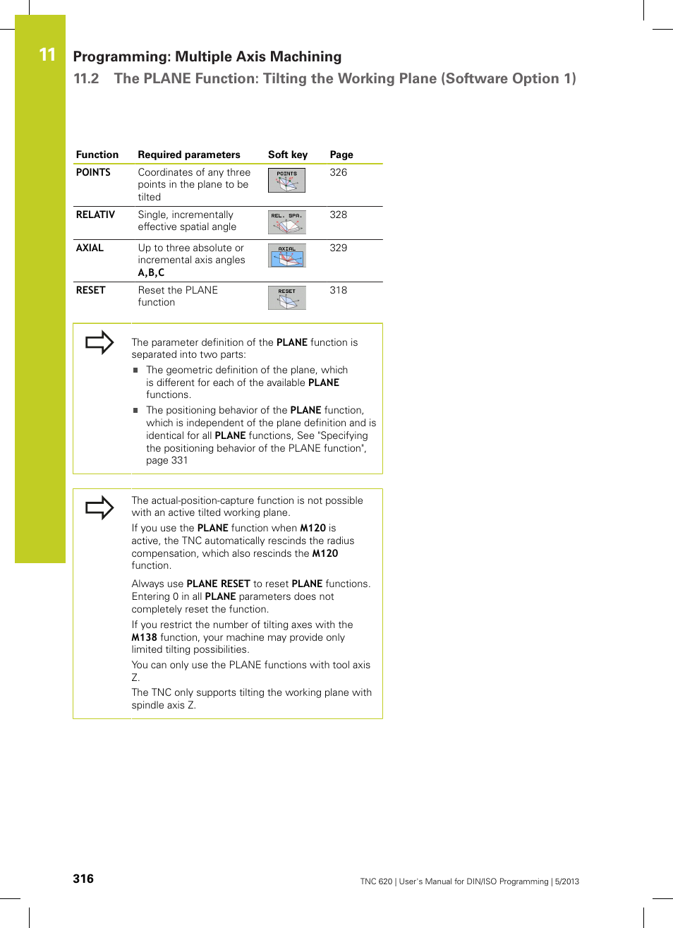 HEIDENHAIN TNC 620 (34056x-04) ISO programming User Manual | Page 316 / 531