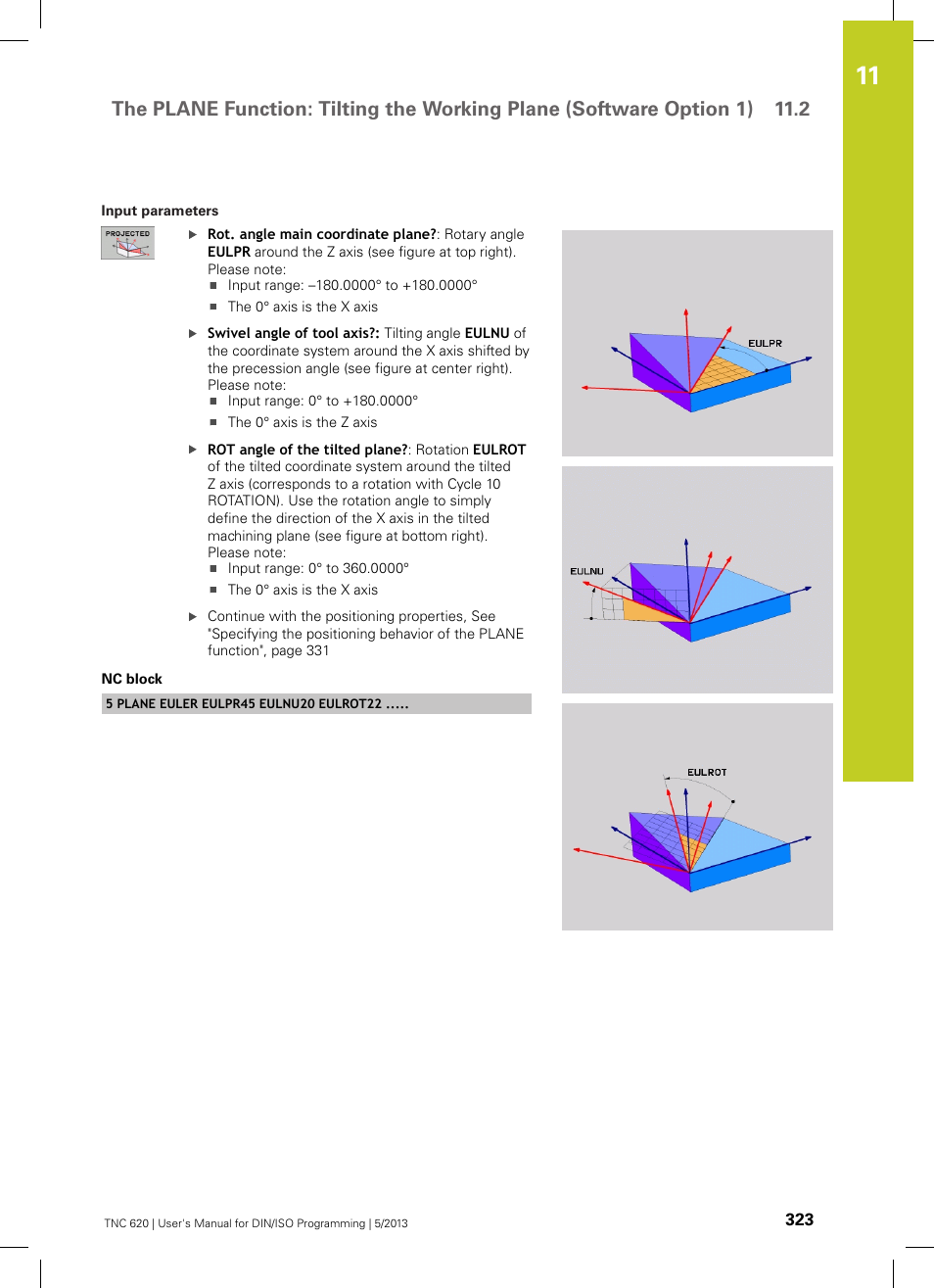 HEIDENHAIN TNC 620 (34056x-04) ISO programming User Manual | Page 323 / 531