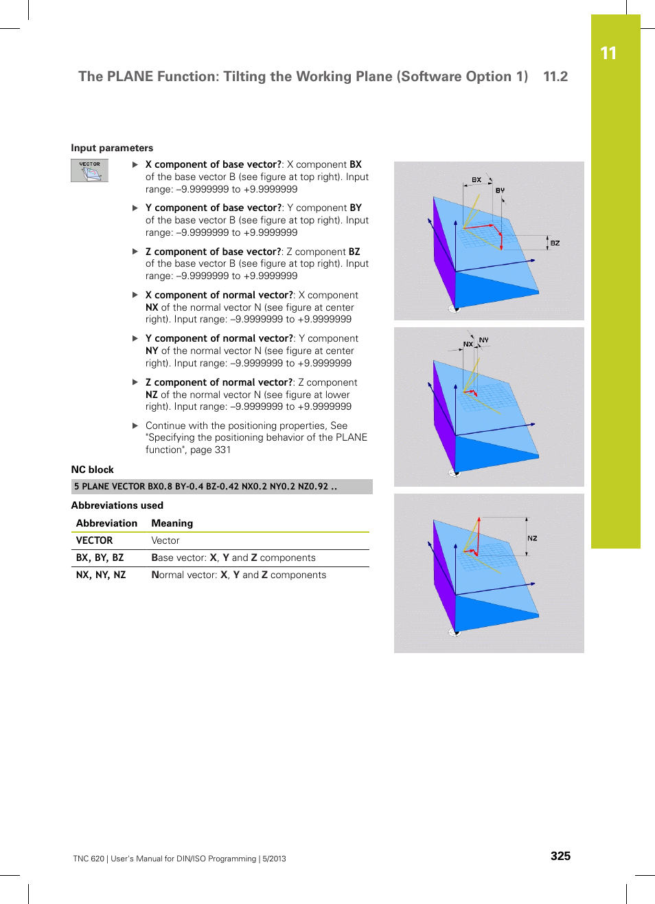 HEIDENHAIN TNC 620 (34056x-04) ISO programming User Manual | Page 325 / 531