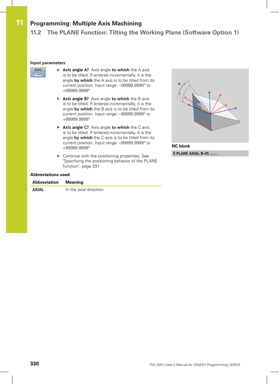 HEIDENHAIN TNC 620 (34056x-04) ISO programming User Manual | Page 330 / 531