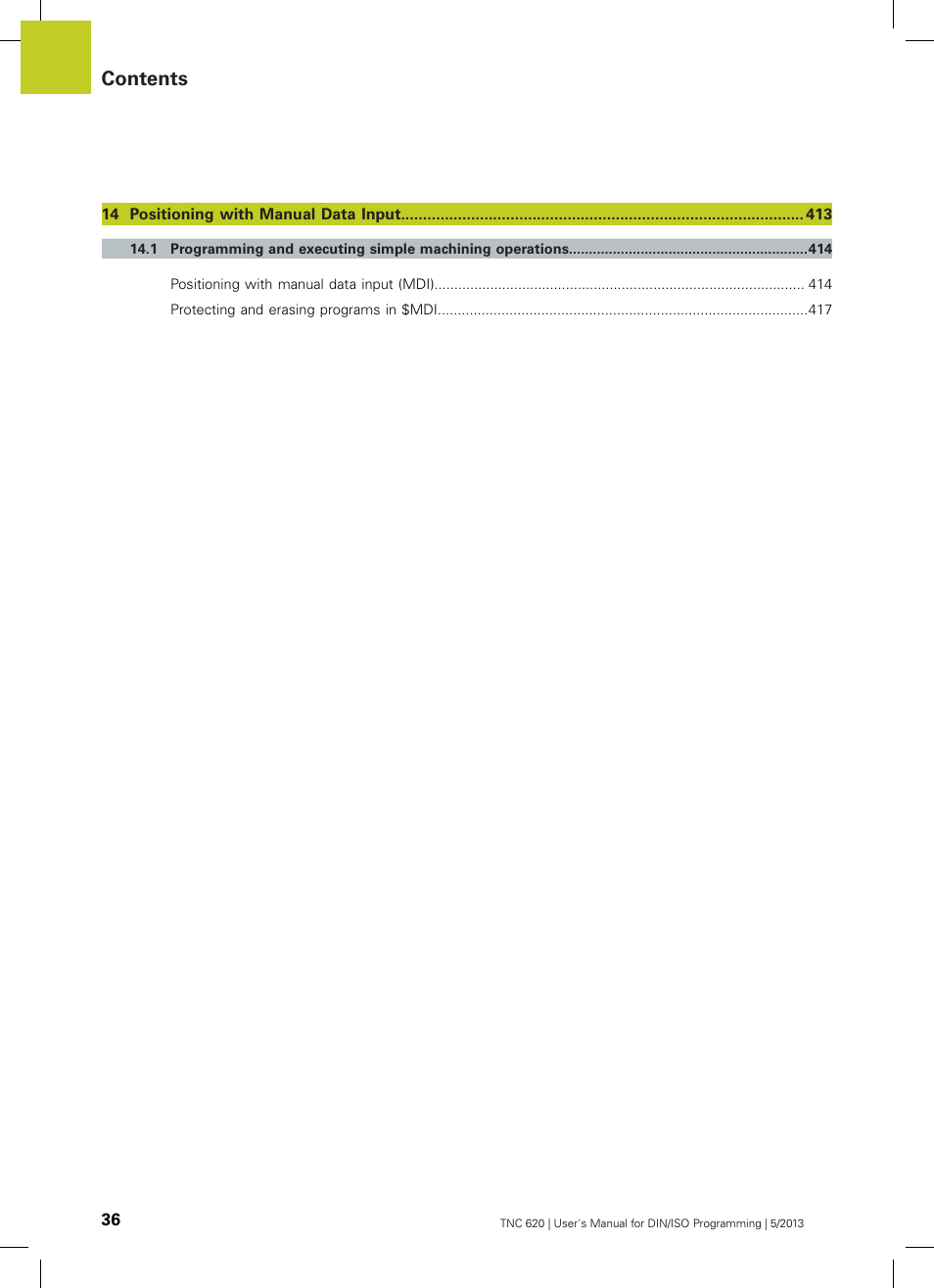 HEIDENHAIN TNC 620 (34056x-04) ISO programming User Manual | Page 36 / 531