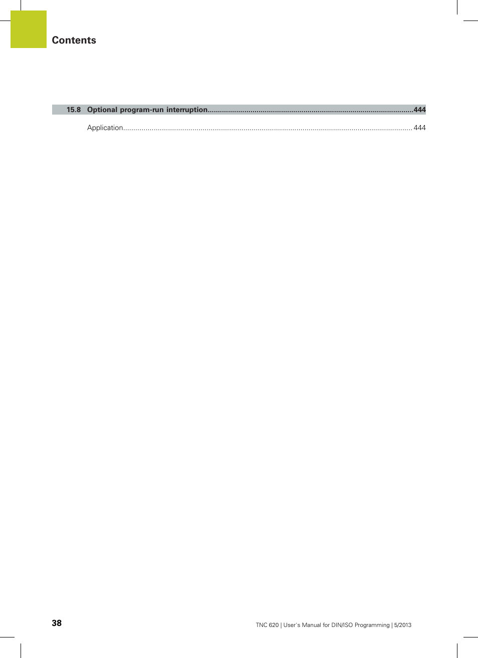 HEIDENHAIN TNC 620 (34056x-04) ISO programming User Manual | Page 38 / 531