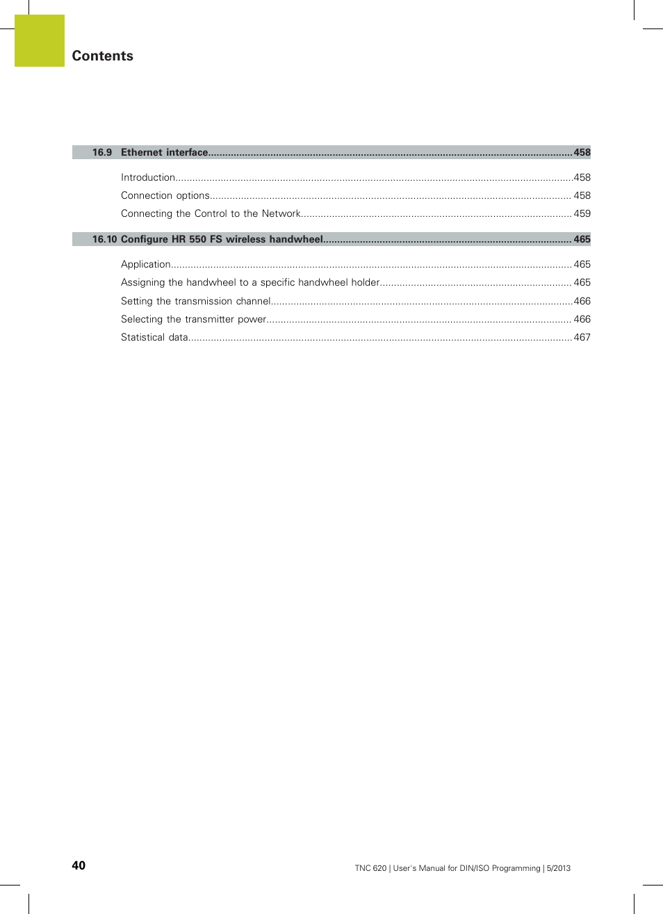 HEIDENHAIN TNC 620 (34056x-04) ISO programming User Manual | Page 40 / 531
