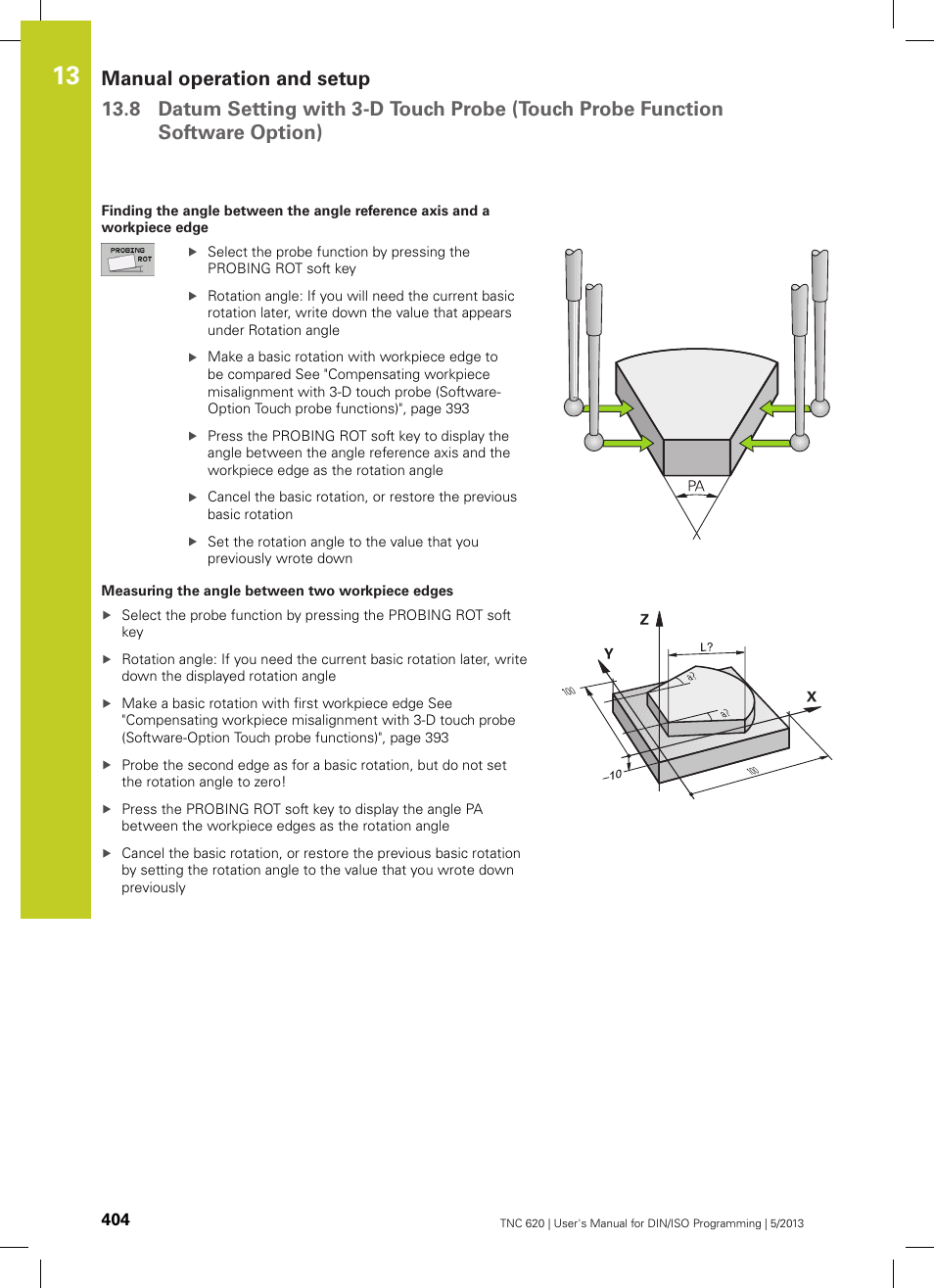 HEIDENHAIN TNC 620 (34056x-04) ISO programming User Manual | Page 404 / 531