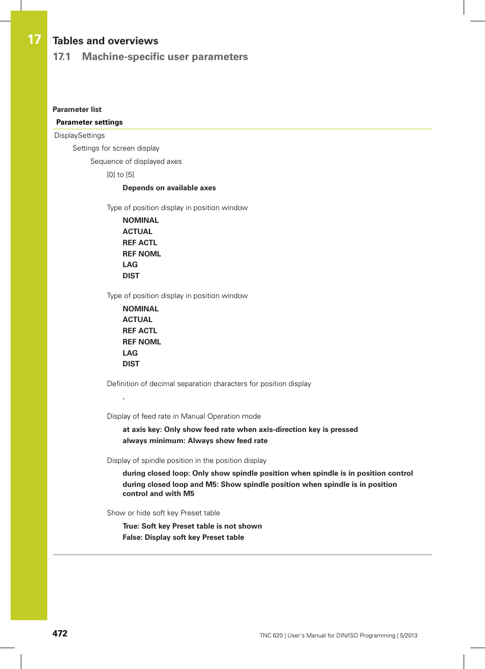 HEIDENHAIN TNC 620 (34056x-04) ISO programming User Manual | Page 472 / 531