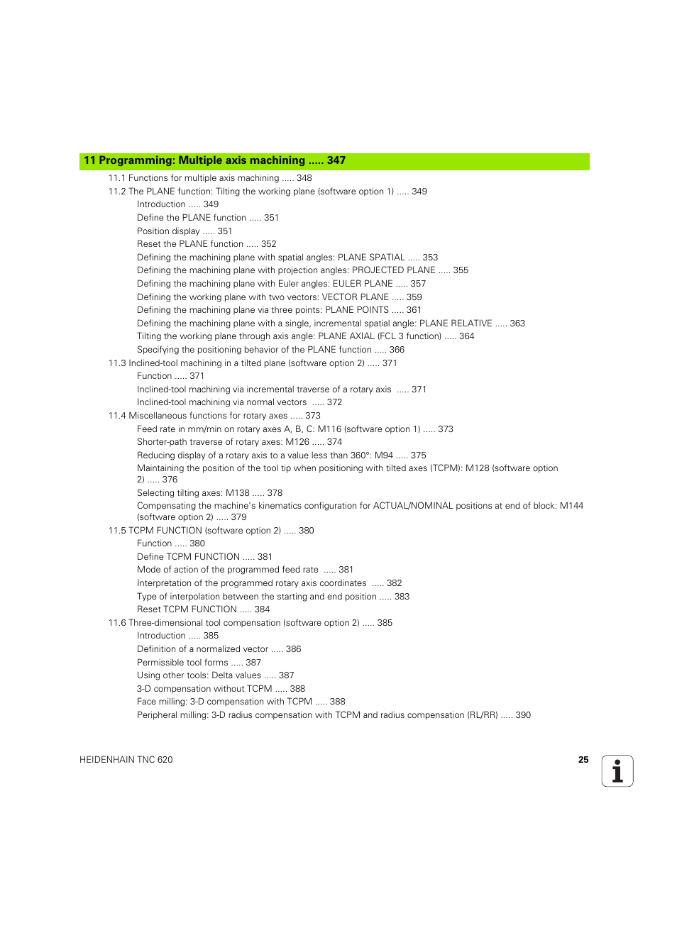 HEIDENHAIN TNC 620 (73498x-01) User Manual | Page 25 / 547