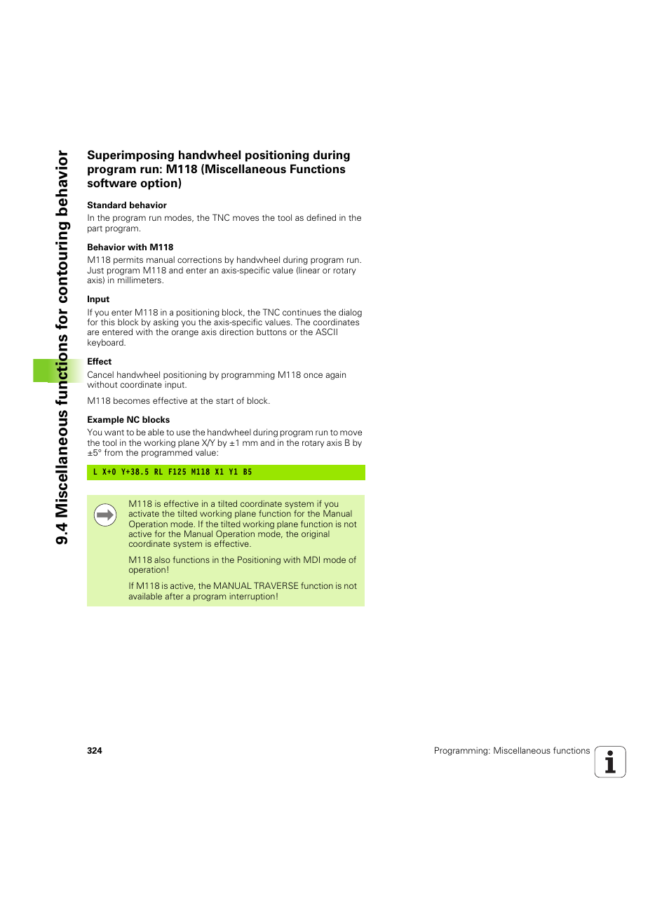 HEIDENHAIN TNC 620 (73498x-01) User Manual | Page 324 / 547