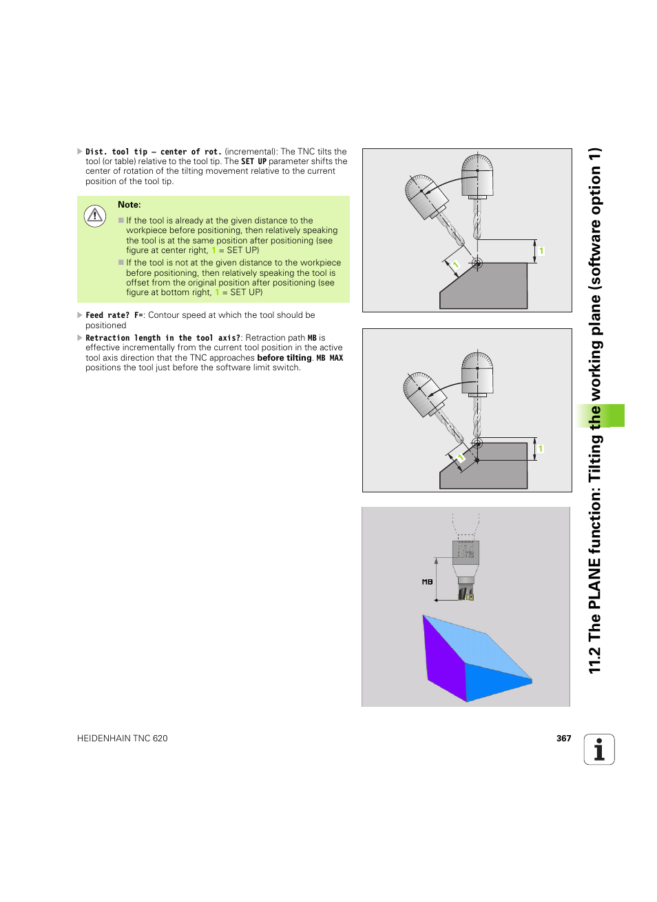 HEIDENHAIN TNC 620 (73498x-01) User Manual | Page 367 / 547