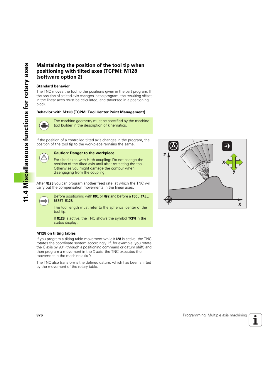 HEIDENHAIN TNC 620 (73498x-01) User Manual | Page 376 / 547
