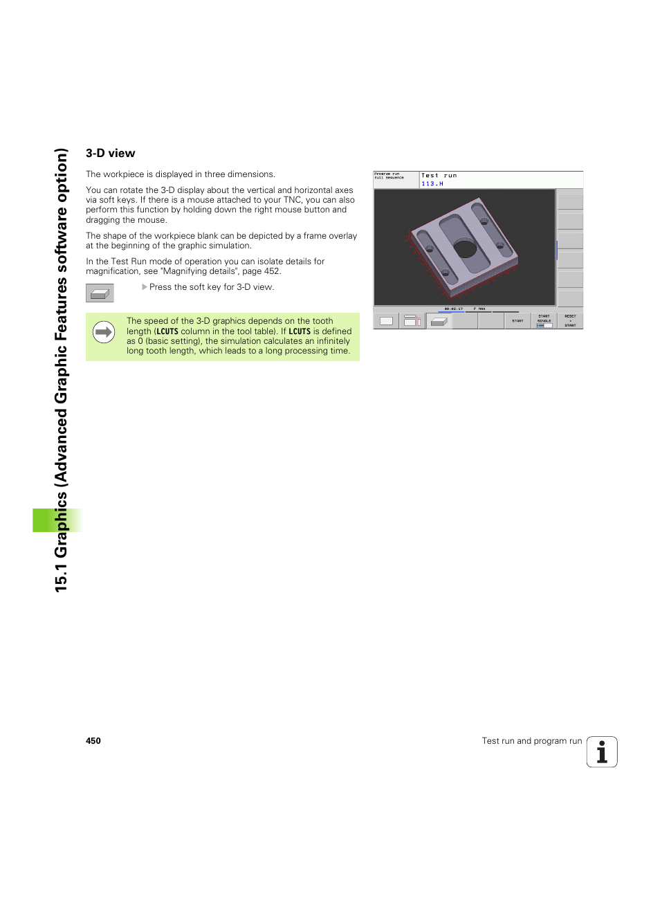 D view | HEIDENHAIN TNC 620 (73498x-01) User Manual | Page 450 / 547