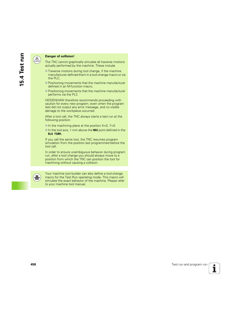 4 t e st r u n | HEIDENHAIN TNC 620 (73498x-01) User Manual | Page 458 / 547