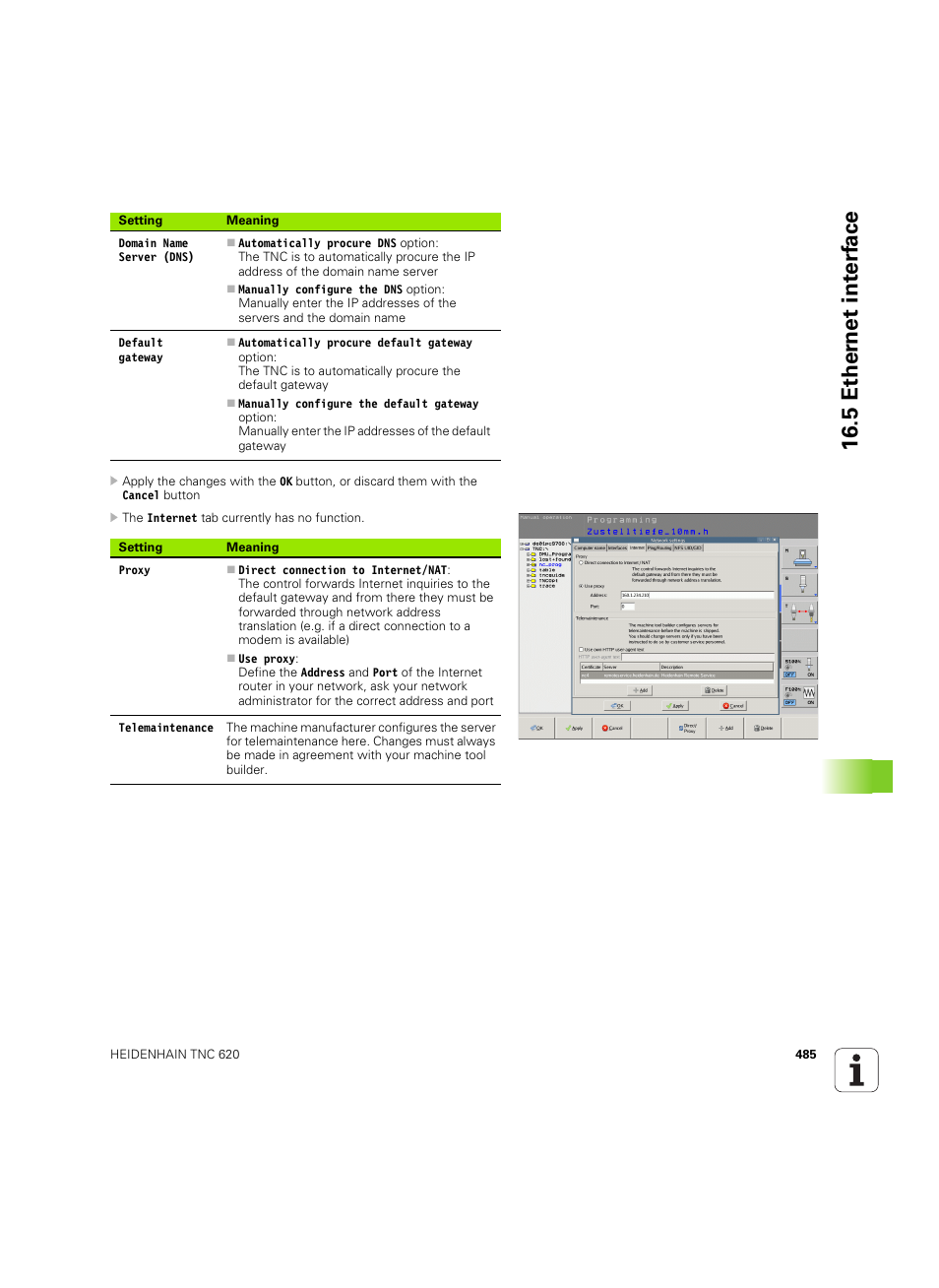 5 ether n et int e rf ace | HEIDENHAIN TNC 620 (73498x-01) User Manual | Page 485 / 547