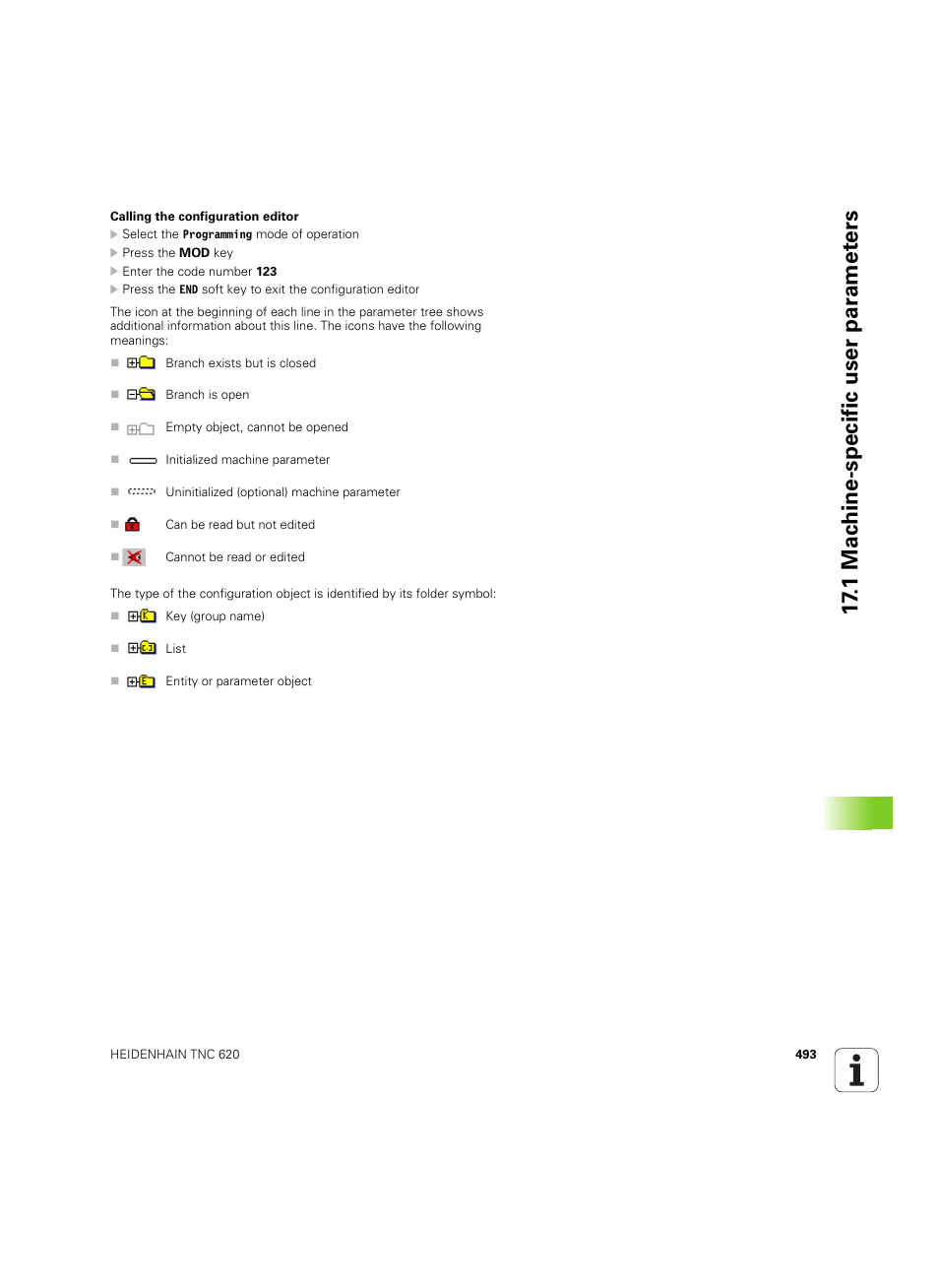 1 mac h ine-specific user par a met e rs | HEIDENHAIN TNC 620 (73498x-01) User Manual | Page 493 / 547