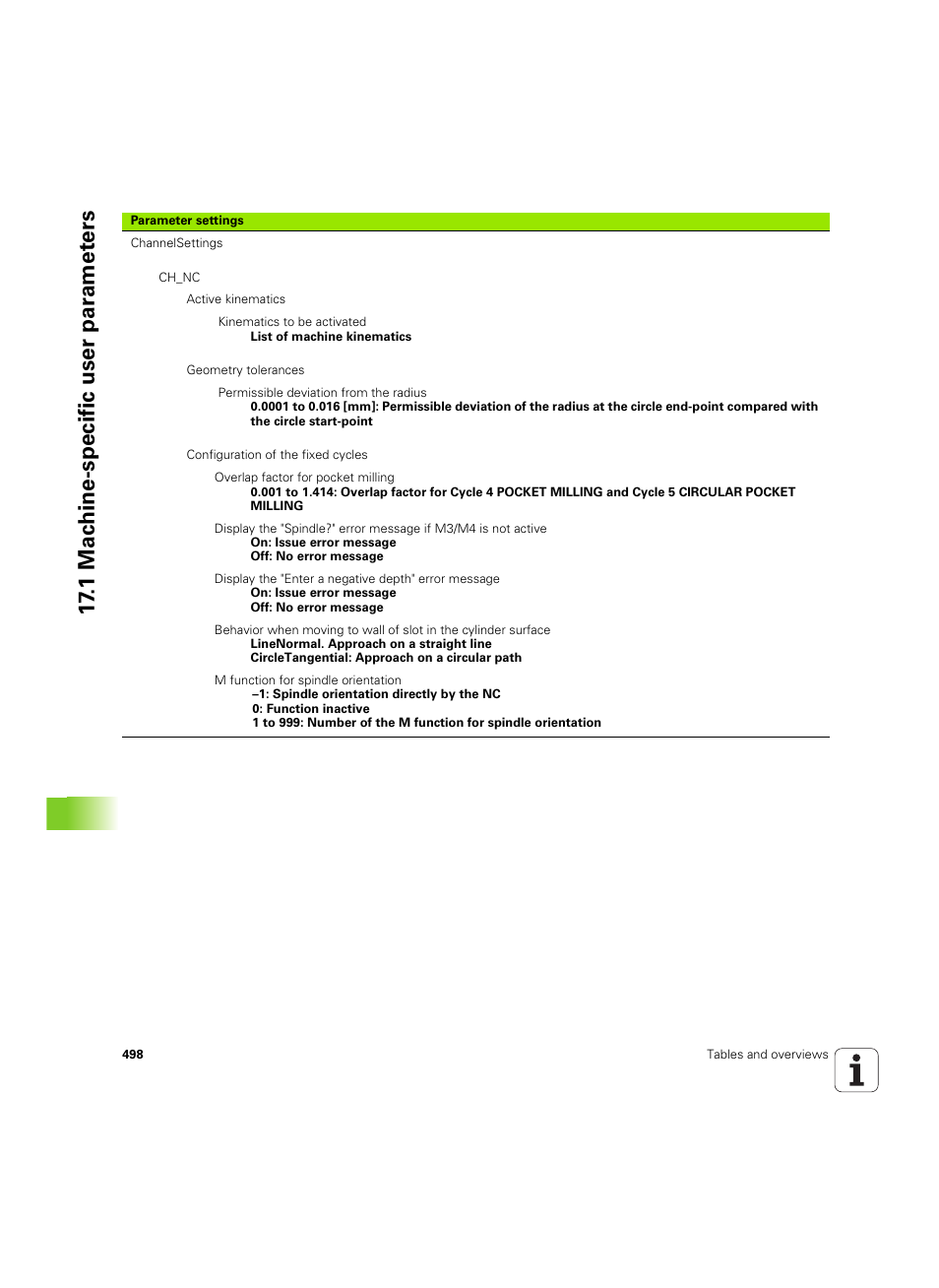 1 mac h ine-specific user par a met e rs | HEIDENHAIN TNC 620 (73498x-01) User Manual | Page 498 / 547