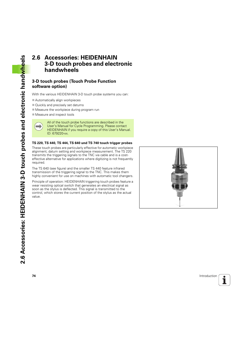 HEIDENHAIN TNC 620 (73498x-01) User Manual | Page 74 / 547