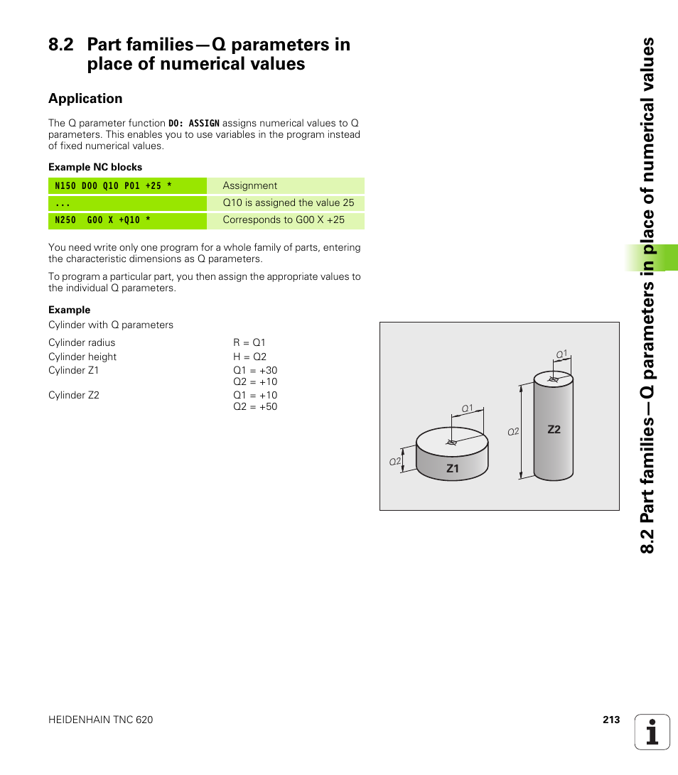Application | HEIDENHAIN TNC 620 (73498x-01) ISO programming User Manual | Page 213 / 497