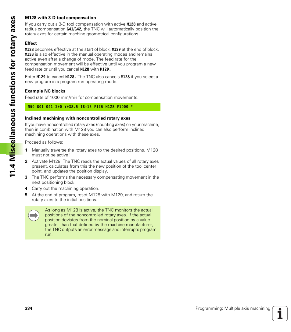 HEIDENHAIN TNC 620 (73498x-01) ISO programming User Manual | Page 334 / 497
