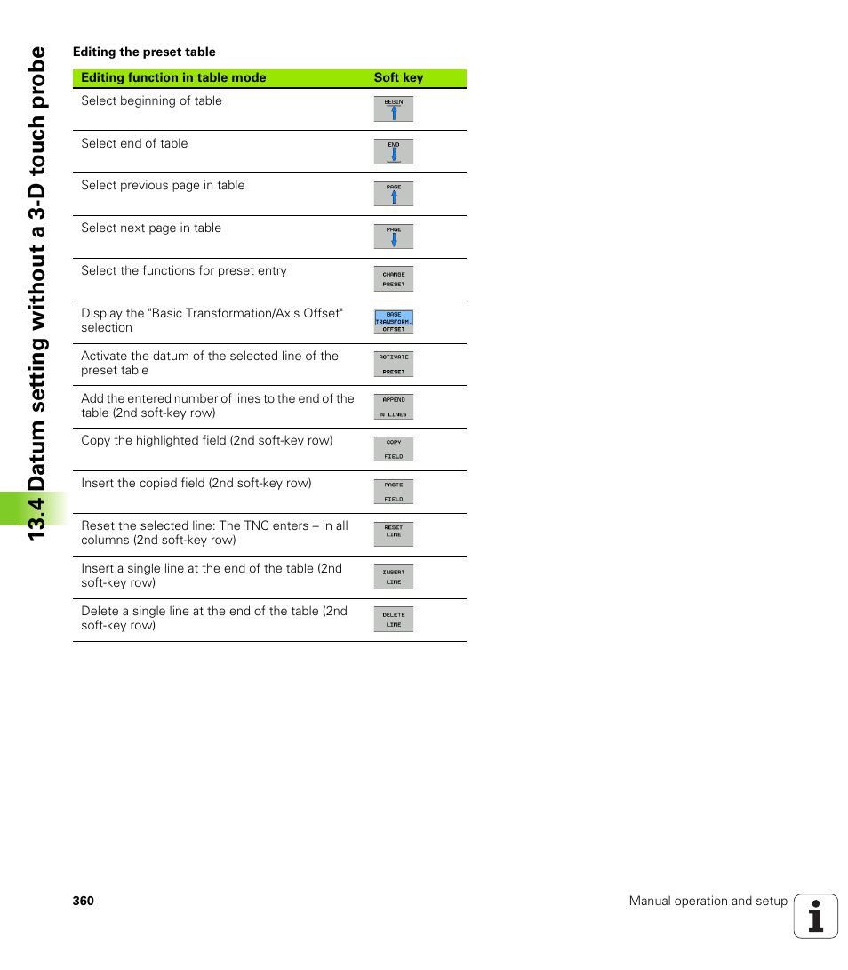 4 d a tu m set ting without a 3-d touc h pr obe | HEIDENHAIN TNC 620 (73498x-01) ISO programming User Manual | Page 360 / 497