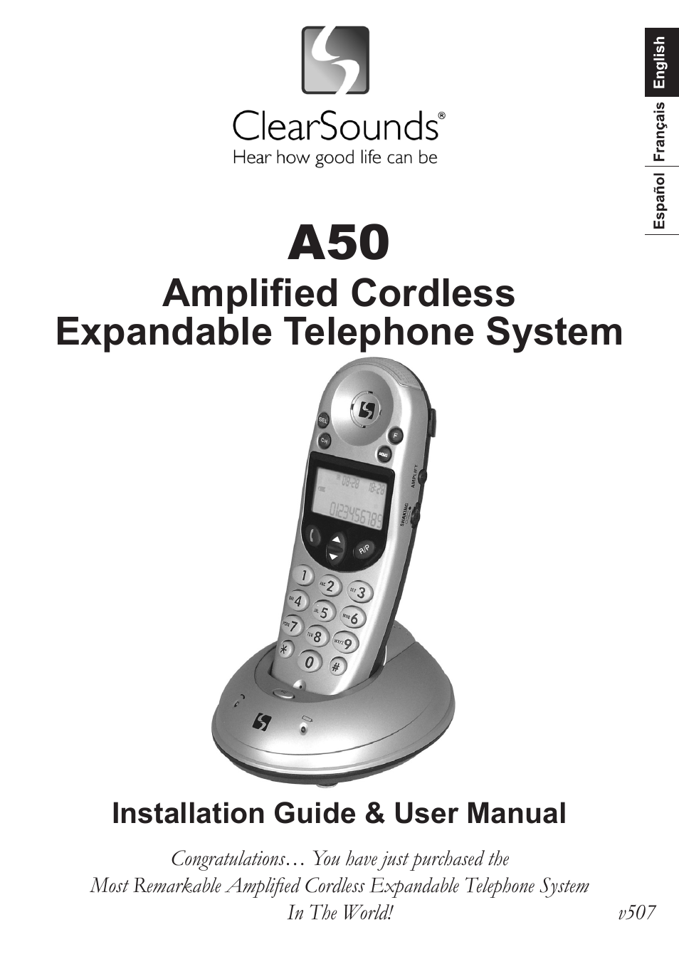 ClearSounds A50 User Manual | 89 pages