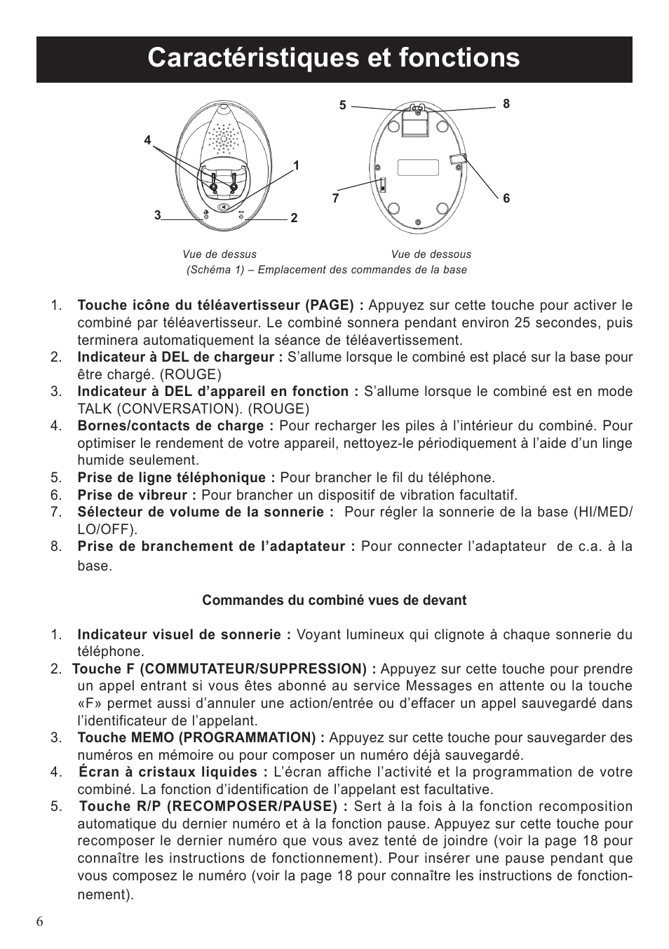 Caractéristiques et fonctions | ClearSounds A50 User Manual | Page 37 / 89