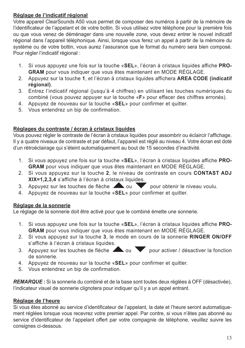 ClearSounds A50 User Manual | Page 44 / 89