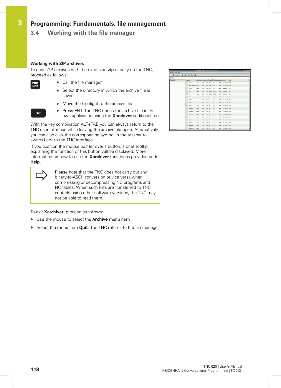 HEIDENHAIN TNC 620 (73498x-02) User Manual | Page 118 / 599