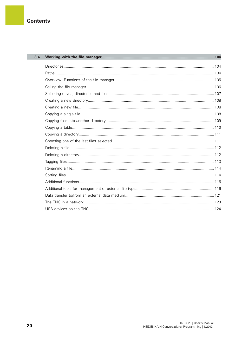 HEIDENHAIN TNC 620 (73498x-02) User Manual | Page 20 / 599