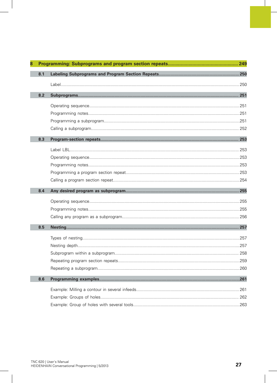 HEIDENHAIN TNC 620 (73498x-02) User Manual | Page 27 / 599