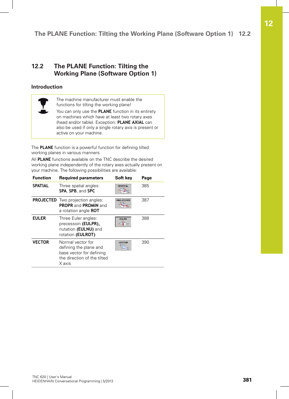 Introduction | HEIDENHAIN TNC 620 (73498x-02) User Manual | Page 381 / 599