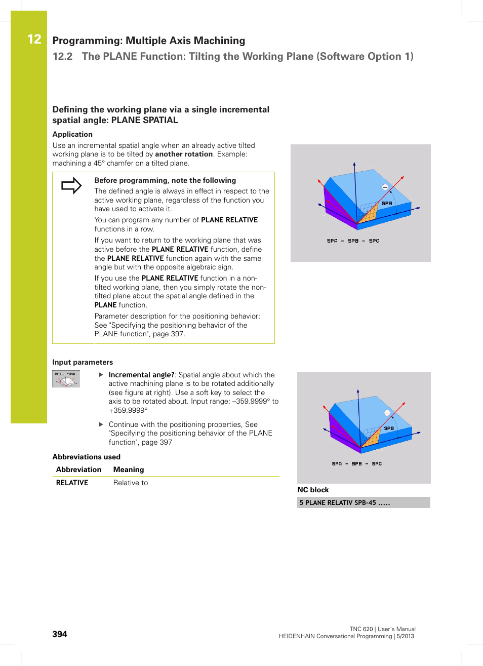 HEIDENHAIN TNC 620 (73498x-02) User Manual | Page 394 / 599