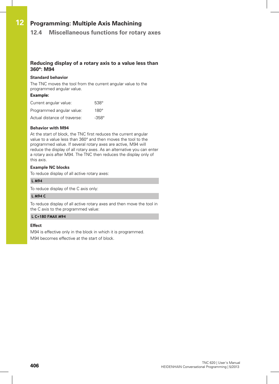 HEIDENHAIN TNC 620 (73498x-02) User Manual | Page 406 / 599