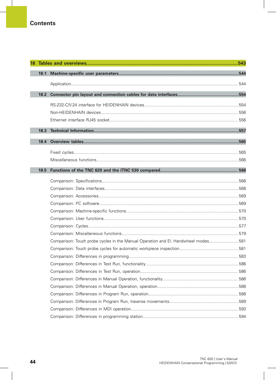 HEIDENHAIN TNC 620 (73498x-02) User Manual | Page 44 / 599